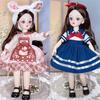 30 см 1/6 Девочки BJD Милые аниме шарнирные куклы с одеждой 23 подвижных сустава Принцесса наряжаться Подарки на день рождения Игрушки для кукольного домика DIY