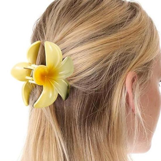 3 шт. Женская заколка для волос с цветочным узором в виде карамельного цвета, заколка для волос в виде акулы, легкий инструмент для укладки волос