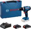 Аккумуляторный ударный шуруповёрт GSB 18V-25 ProfessionalGSB 18V 25 With 2x2.0Ah Batteries And Charger (06019K9308)