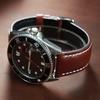 Oil Wax Calfskin Leather Watchband Soft Material Watch Band Retro Wrist Strap 18mm 20mm 22mm With Silver Stainless Steel Buckle