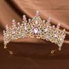 Baroque Crystal Tiaras and Crowns Headband Rhinestone Prom Diadem Crown Bridal Wedding Hair Accessories Jewelry Crown Tiara Gift