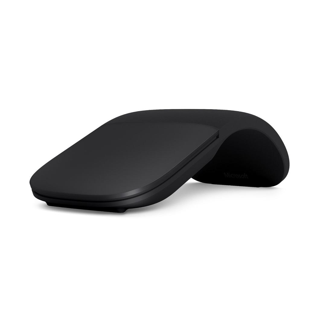 Microsoft Arc Mouse Wireless Thin Compact Scrolling BlueTrack Bluetooth Surface Compatible ELG-00007 Vertical/Horizontal (Black)