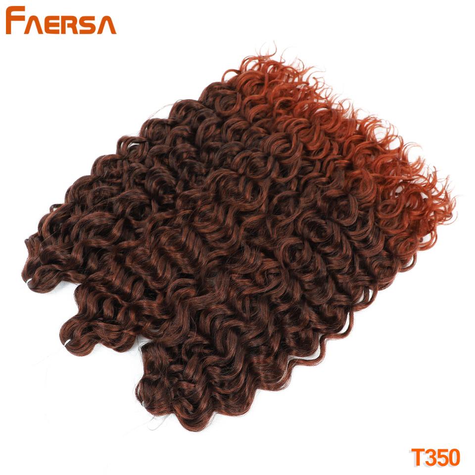 Волосы Ocean Wave Crochet Deep Wave Hawaii Curl Crochet Braids Синтетические косички Наращивание волос Ombre Blonde 18 дюймов Африканские кудри