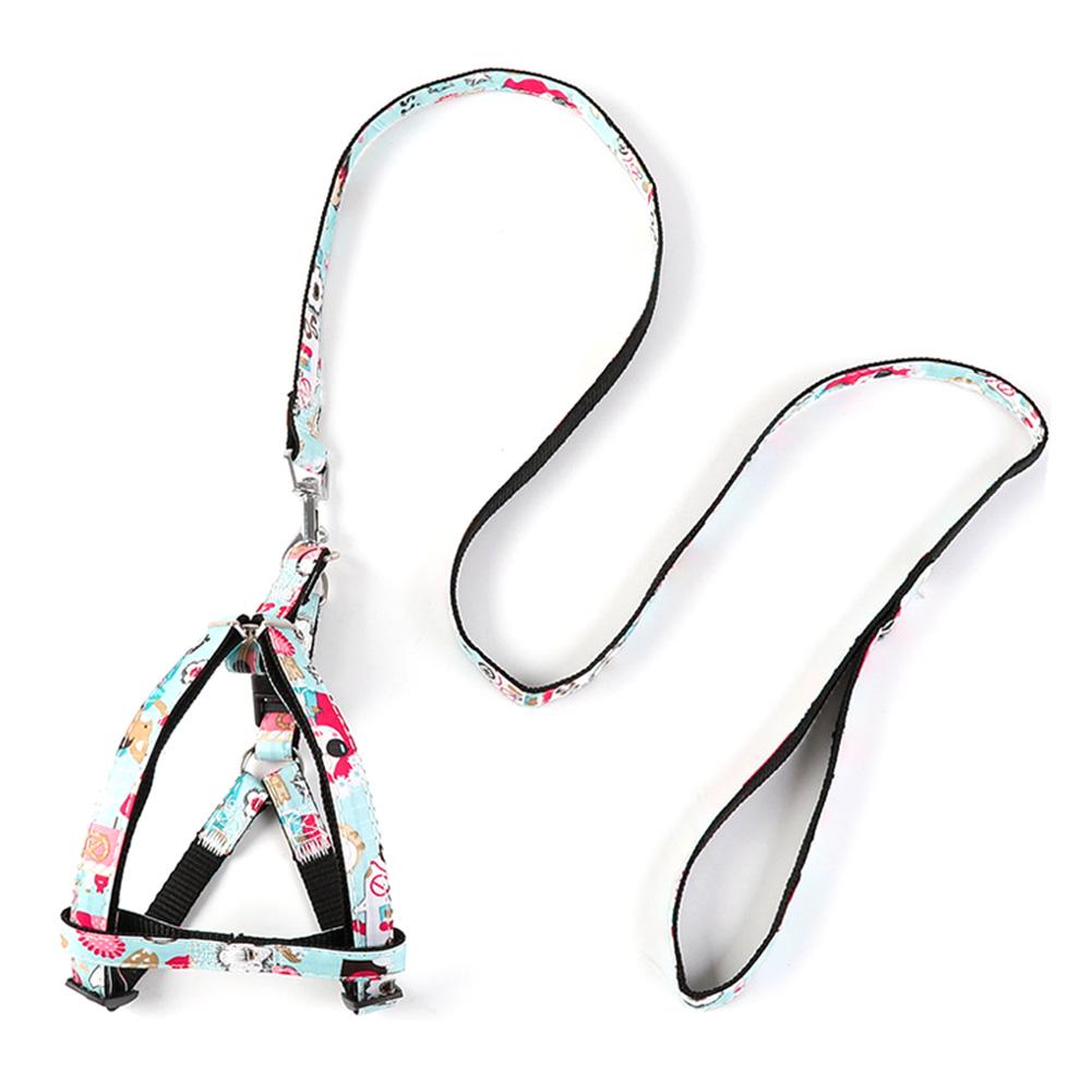 Регулируемый поводок для щенков Pet полиэстер тяга мультяшный ремень аксессуар