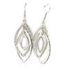 [M1892] - White 'Sissi' Designer Earrings