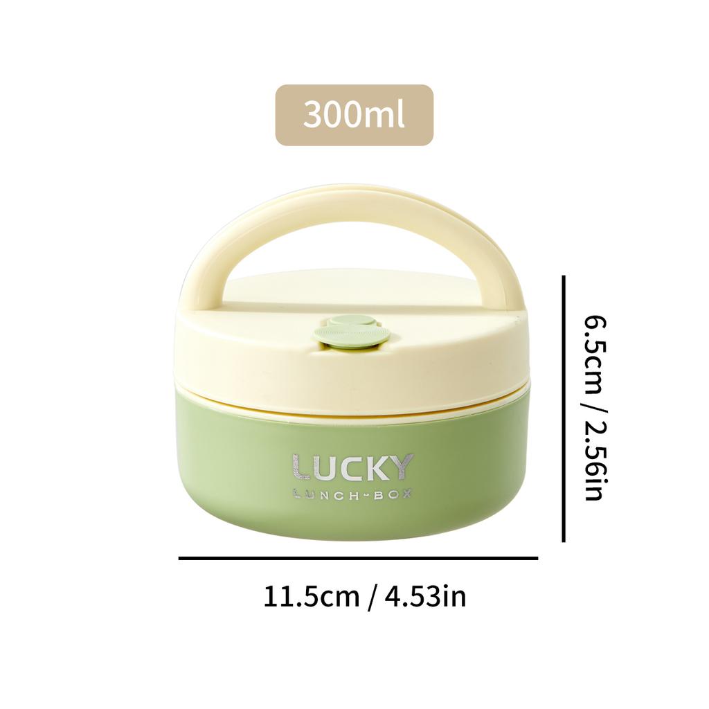Ceramic Lunch Box Portable Insulated Food Storage Container With Lid Microwave Bento Box Sealed Leak Proof Food Jar