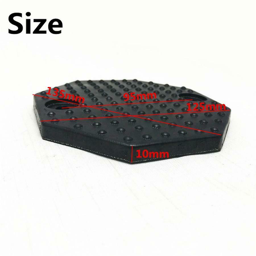 4pcs/set 135*10mm Black Rubber Arm Octagon Pad Kit for Challenger Lift Lifts