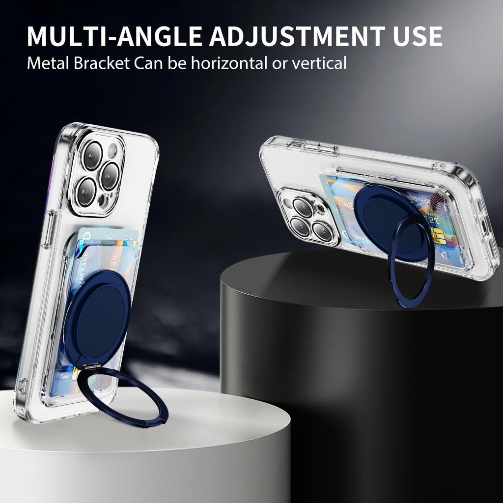 For Samsung Galaxy Z Flip7 5G Magnetic Case Kickstand Denim Texture Leather Back Cover with