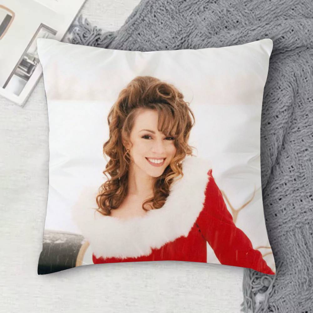 MMariah Carey Doublesided Printed Square Decorative Cushion Cover for Sofa Living Room Home Decor