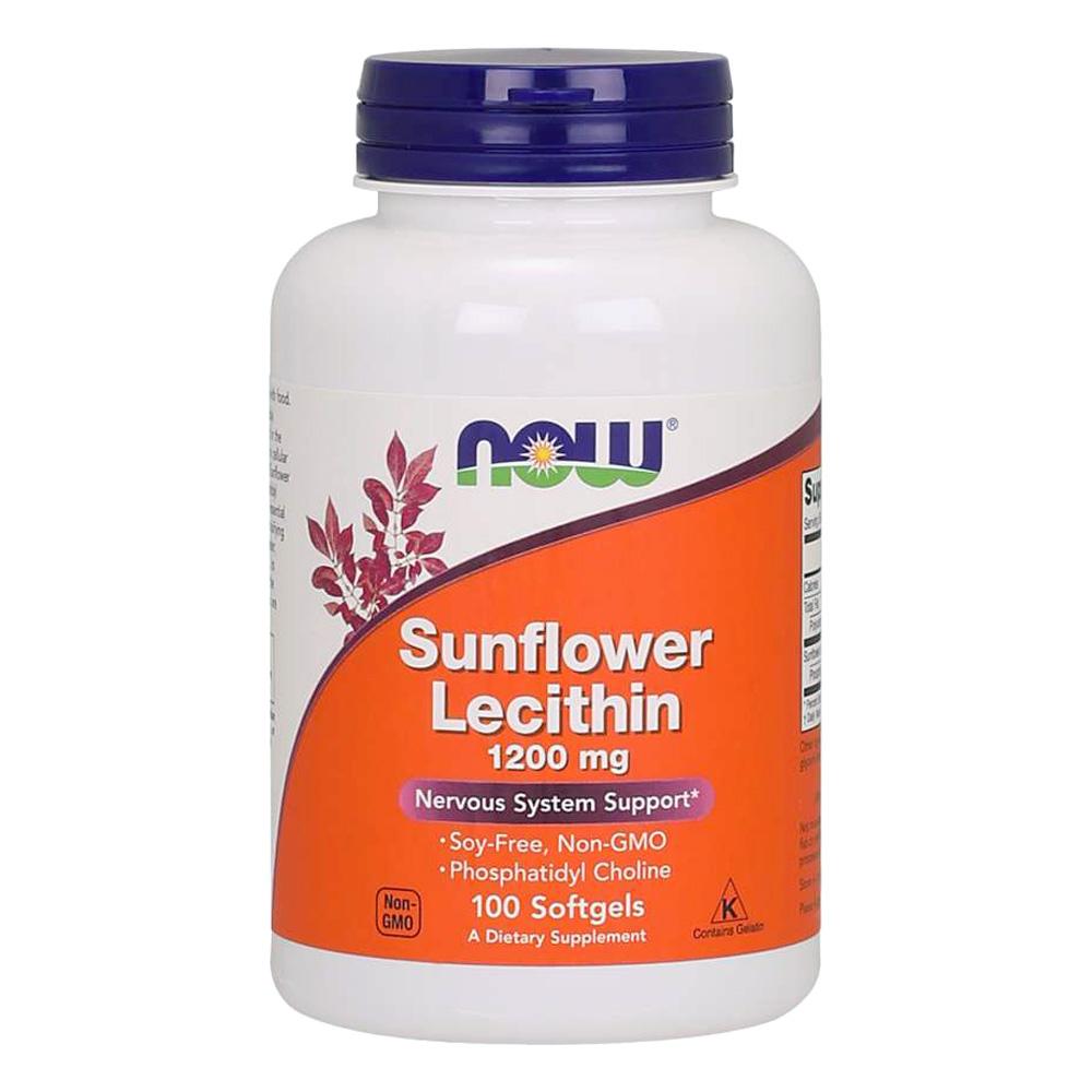Sunflower Lecithin 1200 Mg, 100 Softgels