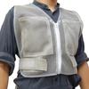 Unisex Cooling Mesh Vest for Extreme with 4 Ice Pack Pockets On the Front and Back Packs Sold [PAX ASIAN] Heat, (Ice Separately) #912 (Gray, 1)