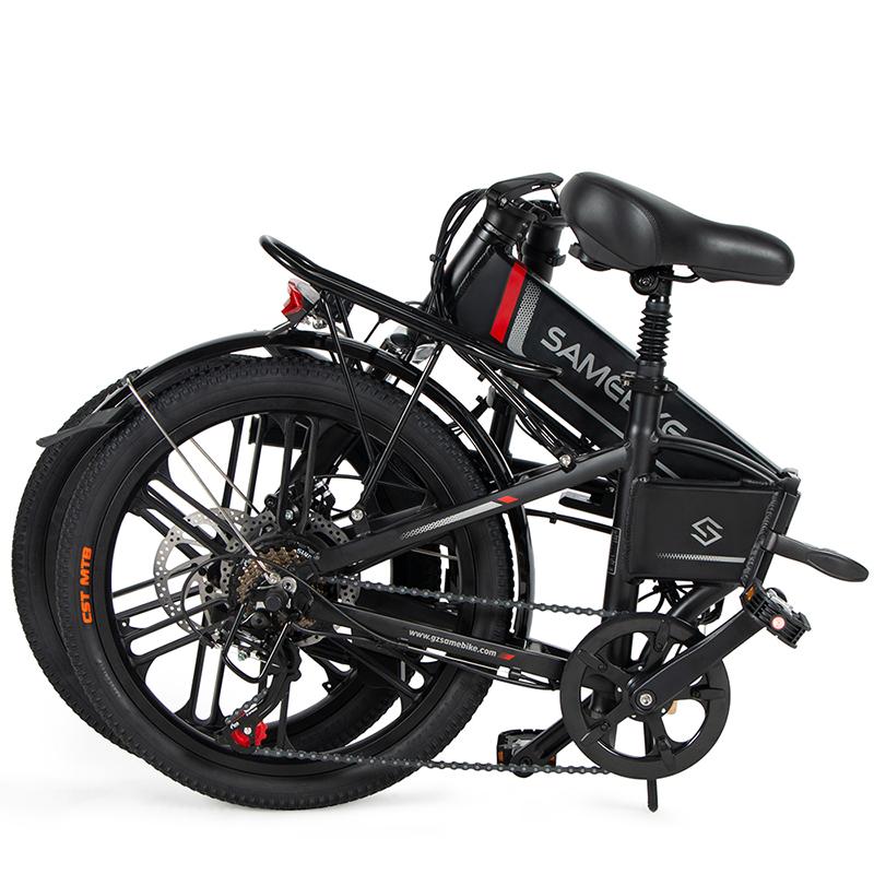 Складной электрический велосипед SAMEBIKE 20LVXD30-II 250 Вт 48 В 10,4 Ач Литиевая батарея 20-дюймовые колеса Городской электровелосипед для поездок на работу