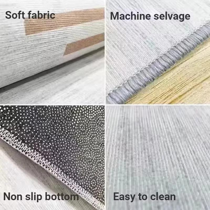 Nordic Abstract Long Corridor Carpet Non-slip Hallway Area Rugs Hotel Passageway Runners Washable Porch Entry Doormat Easy Clean