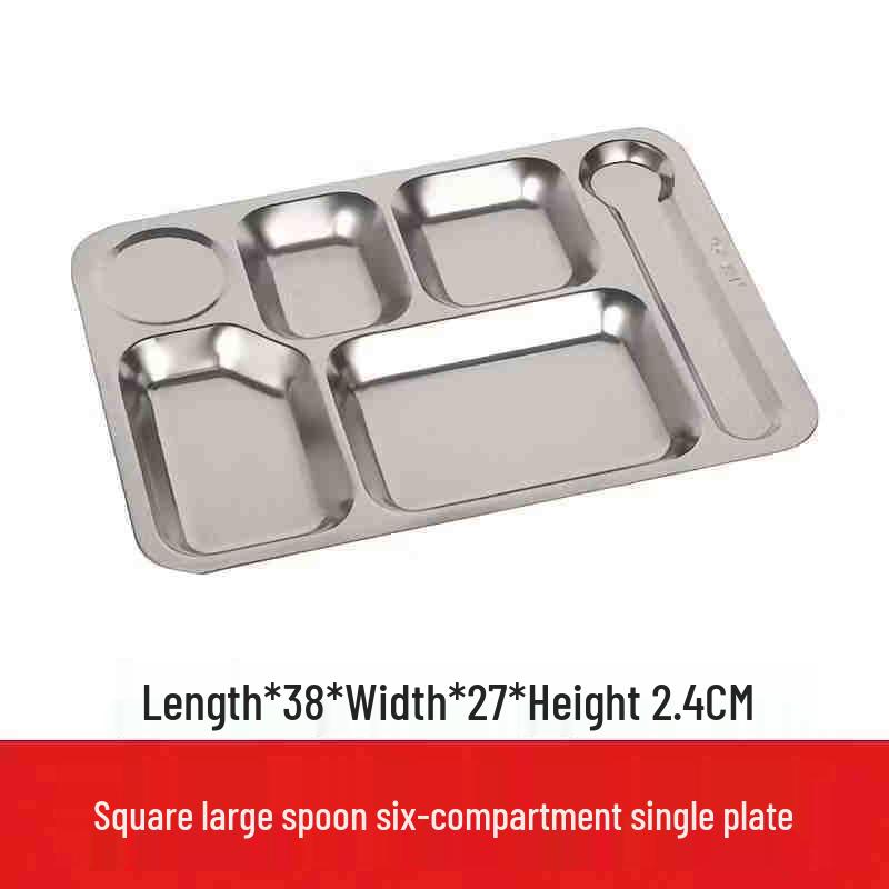 OEING Stainless Steel Compartmented Lunch Tray