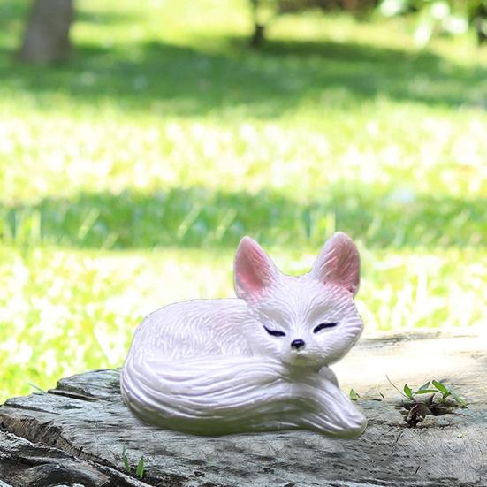 1/3/6 шт. Миниатюрные фигурки лис из смолы, миниатюрные лисы, ландшафтные фигурки лис, сувениры для вечеринок, декор для сада и дома