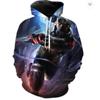 Толстовка с капюшоном с 3D цифровой печатью для мужчин и женщин, удобная одежда, взрослые и детские размеры, новая коллекция 2024