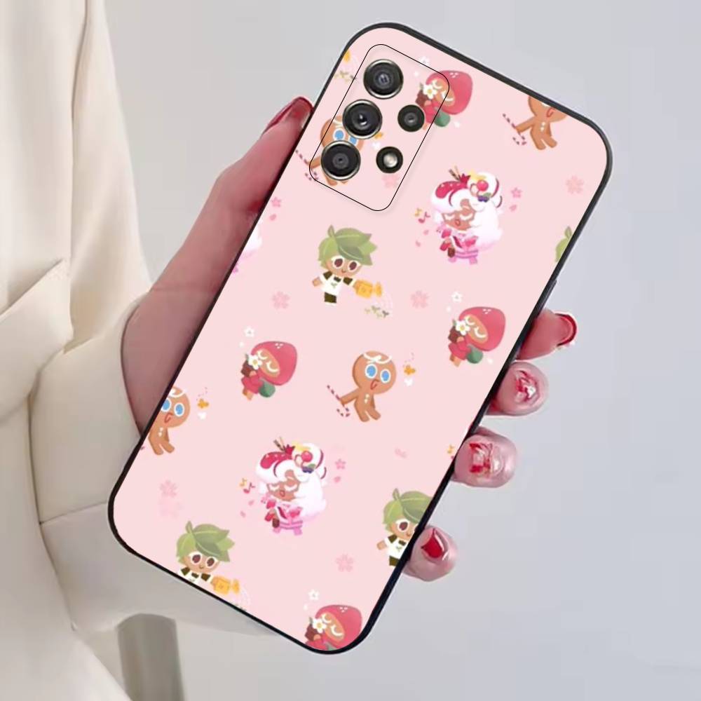 C-Cookie Run Game Phone Case For Samsung S25,S24,S21,S22,S23,S30,Ultra,S20,Plus,Fe,Lite,Note,10,Black Cover