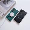 Подходит для Samsung S24 Ultra Жидкий Магнитный Чехол для Телефона Новинка S23FE Беспроводная Зарядка Note20 Мягкий Чехол Tpu