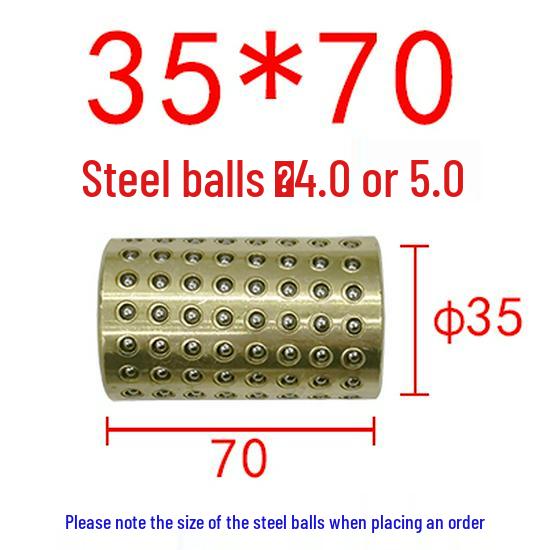 Golden Copper Ball Bearing Cage Mold Guide Bush Holder