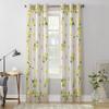 Идиллические летние оконные шторы с фруктами и лимоном для гостиной, кухни, занавески с балдахином, модные шторы для спальни