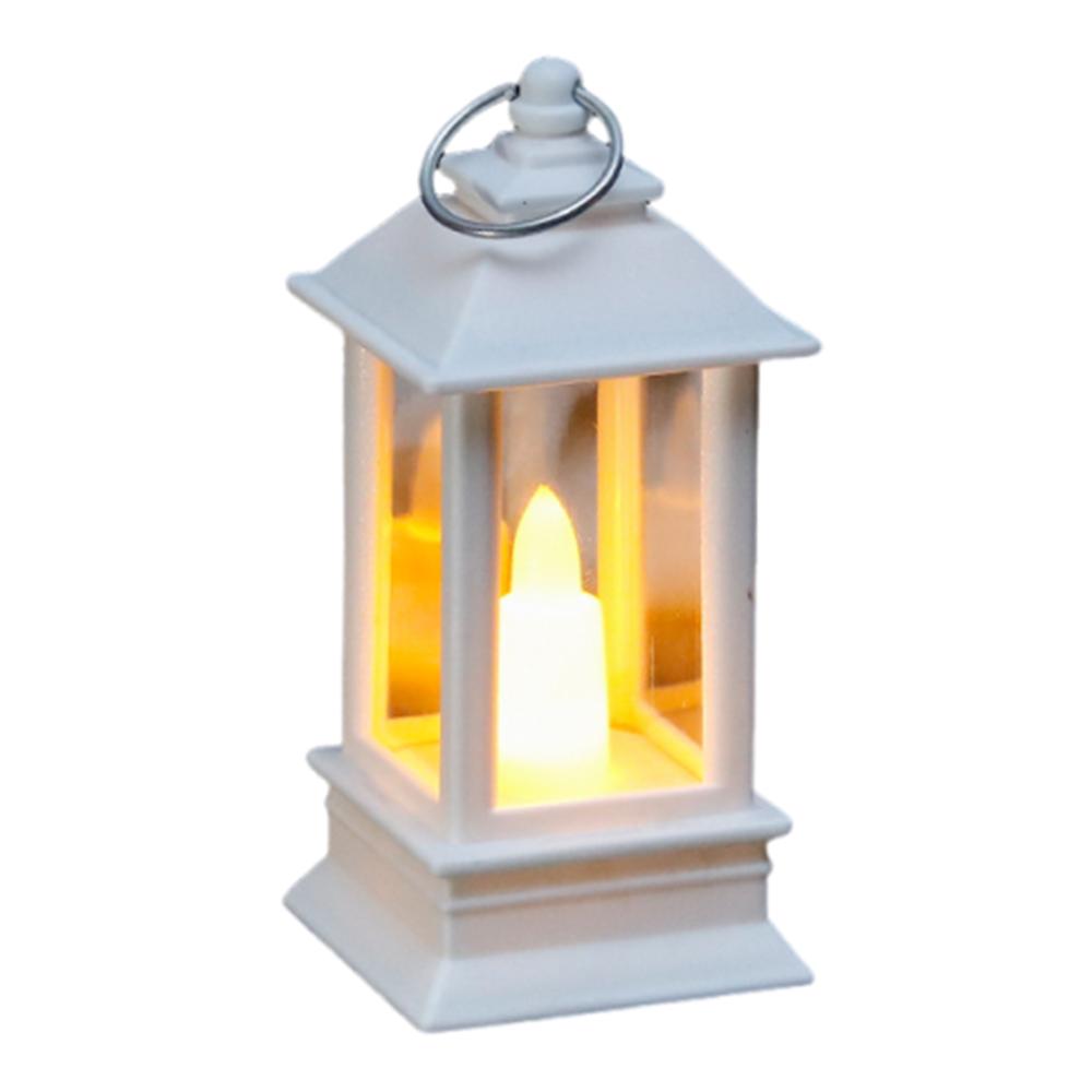 Flameless Mini Square Night Lights Creative Outdoor Hanging Small Lanterns Wedding Decor