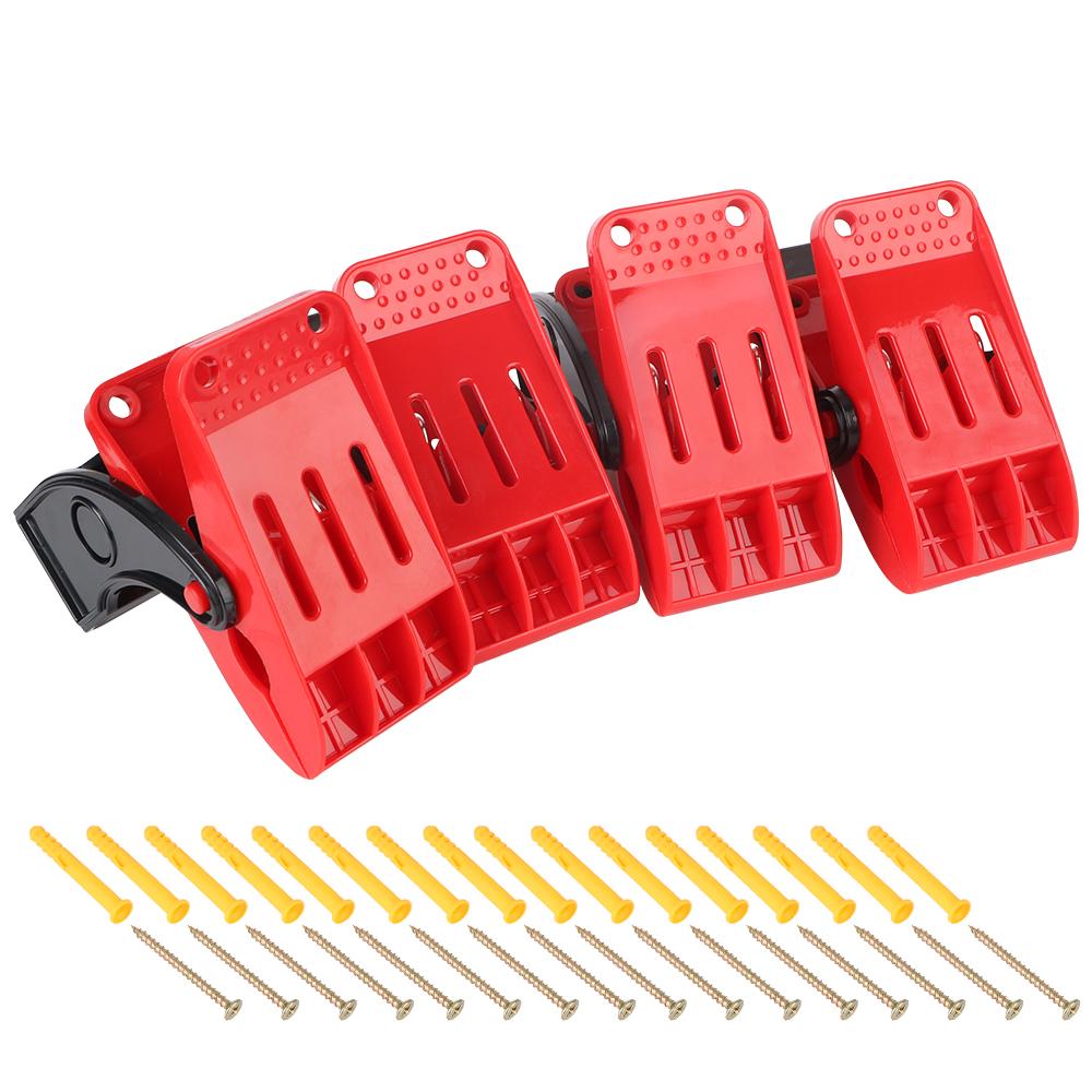 Car Accessories Cleaning Hooks Waterproof Car Cleaning Floor Mat Clips Multifunctional Yoga Mat Clip Tools 4Pcs