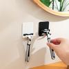 Multi-Purpose Bathroom Razor Holder Wall Mount Adhesive Hook Storage Rack Organizer for Electric Shaver