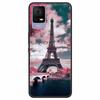 For TCL 405 / 406 / 408 / T506 Case Flower Marble Black Bumper Soft TPU Silicone Cover for TCL 408 405 Phone Cases Lovely Capas