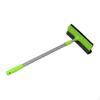 Window Squeegee Adjustable Detachable with Long Handle, Cleaning Brush, 2 In 1 Cleaner for