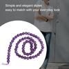 Натуральный Фиолетовый Камень Круглые Бусины DIY Инструмент для Изготовления Браслетов Аксессуар6мм 62шт Бусины