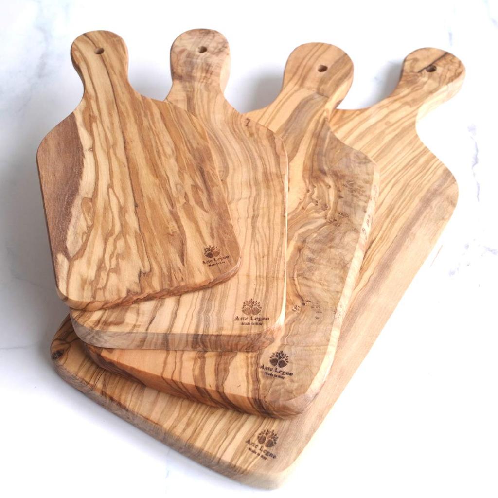 Разделочная доска Altereno, Деревянная, Оливковая, Сделано в Италии (Гранде), Средняя