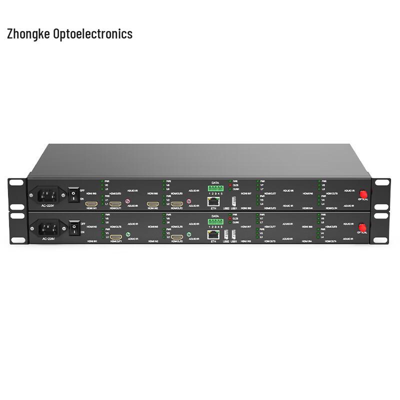 Двухканальный оптоволоконный приемопередатчик HDMI Zhongke Optoelectronics