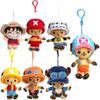 Оригинальный плюшевый кулон One Piece, милый и мягкий брелок с мультяшным персонажем