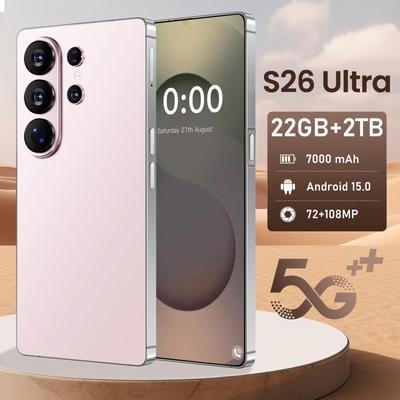 Высококлассный 5G-смартфон S26 Ultra с поддержкой глобального роуминга, 8 ГБ ОЗУ, 128 ГБ памяти, HD-камерой.