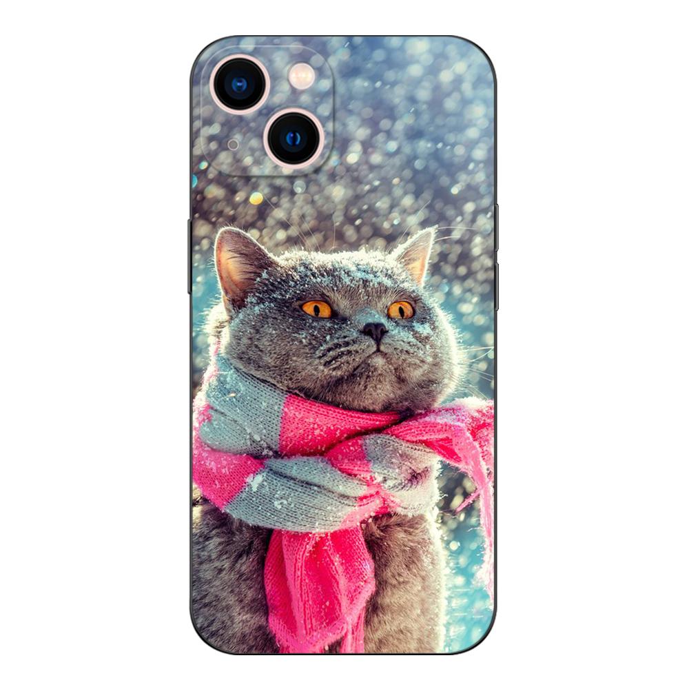 Black Tpu Case For Vivo Y1S U10 S1 2019 PRO Z3i Z1 Z1i Z1X X50 Lite X60 X70 X21S 4G 5G 2020 British Shorthair Cat