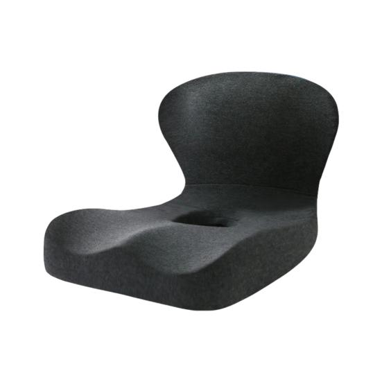 Подушка для сиденья с поддержкой спины Подушка из пены с эффектом памяти для спины и сиденья Эргономичная подушка для снятия давления для офиса, автомобиля, путешествий, долгих часов сидения