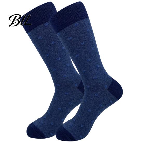 Everyday Cotton Crew Socks Men Argyle Socks, Plus Size, Colorful Striped Fashionable Streetwear Dress Thickened Autumn Winter for Cold Weather