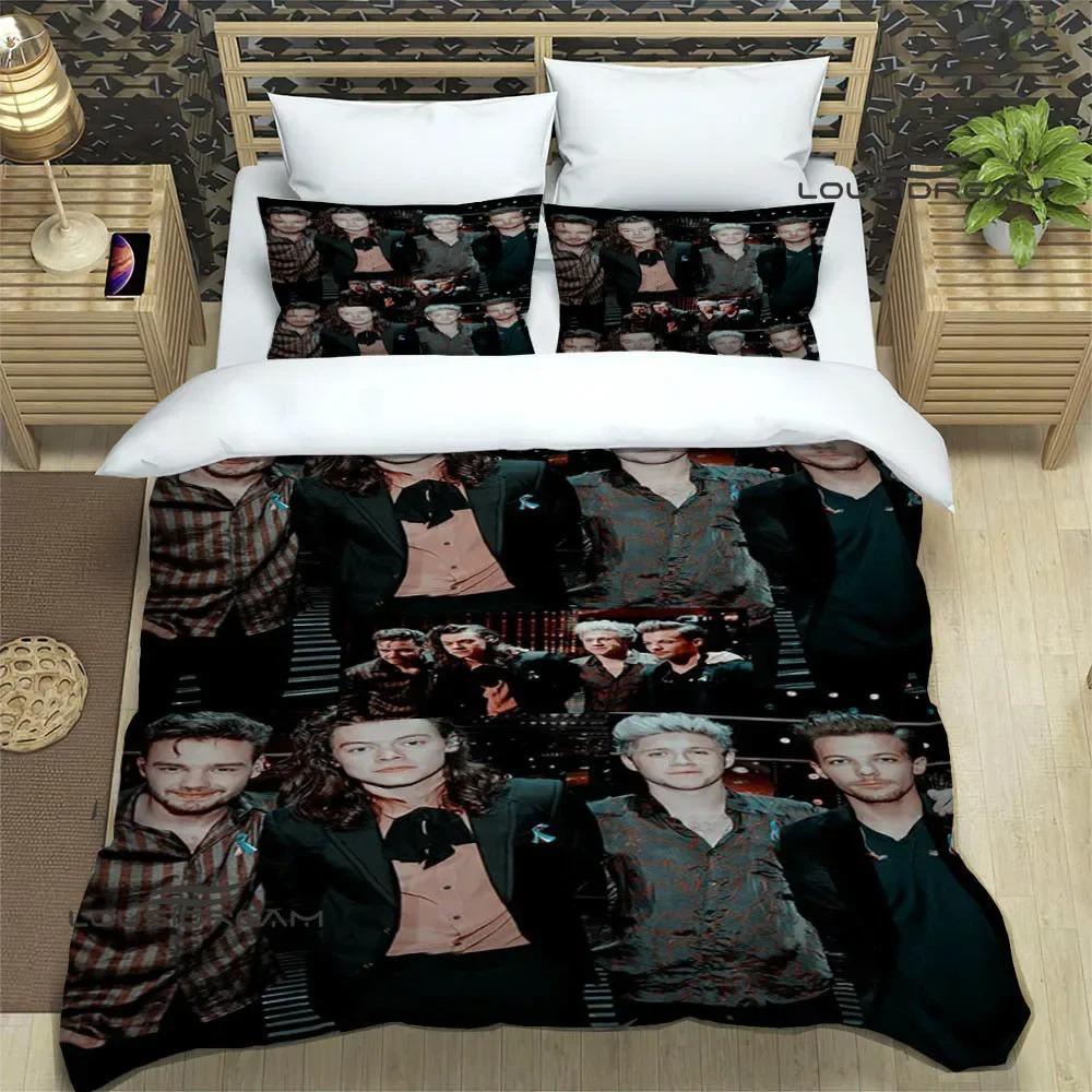 3D O-One Band Direction Комплекты постельного белья Изысканный набор постельных принадлежностей Пододеяльник Комплект одеяла Постельный комплект Роскошный подарок на день рождения