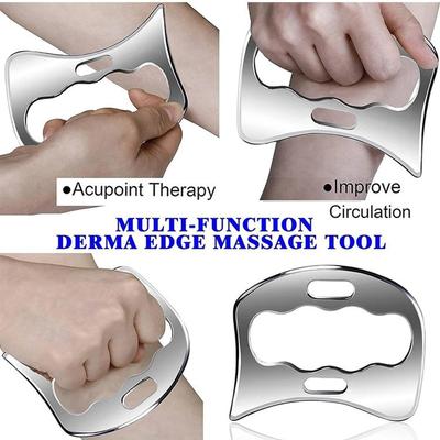 Нож для фасций из нержавеющей стали Портативный и практичный Нож для миофасциального релиза Гуаша Инструмент для релиза мягких тканей Подходит для спины