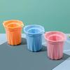 Ice Cup Mold Ice Cup Maker Freeze Drink Cup Silicone Mould Tray Kitchen Refrigerator Ice Cup Mold, 2PCS