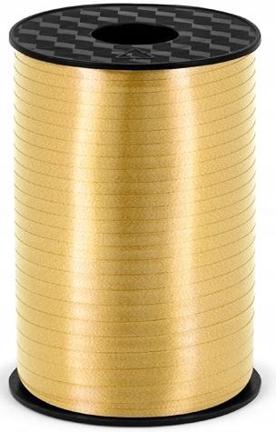 Plastic Ribbon, Gold, 5mm/225m 1 pc
