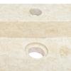 Washbasin Cream 58x39x10 cm Marble