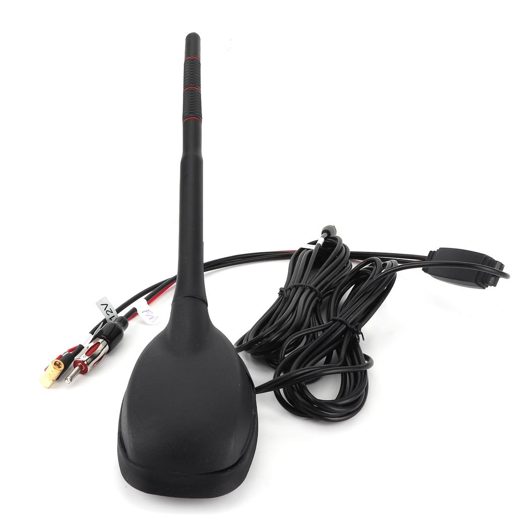 Car DAB+GPS+FM Antenna Active Amplified Top Roof Mount Waterproof Dustproof Universal