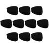 10pcs Black Professional Paint Sponges Teardrop Body Painting Sponges Face Paint Sponges  Art Work