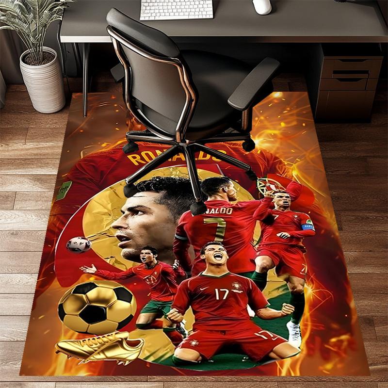 1pc Number 7 Soccer Design Printed Area Rug Carpet for Bedroom Living Room Home Decor Rugs Mat Non Slip Mat Rug for Bedside