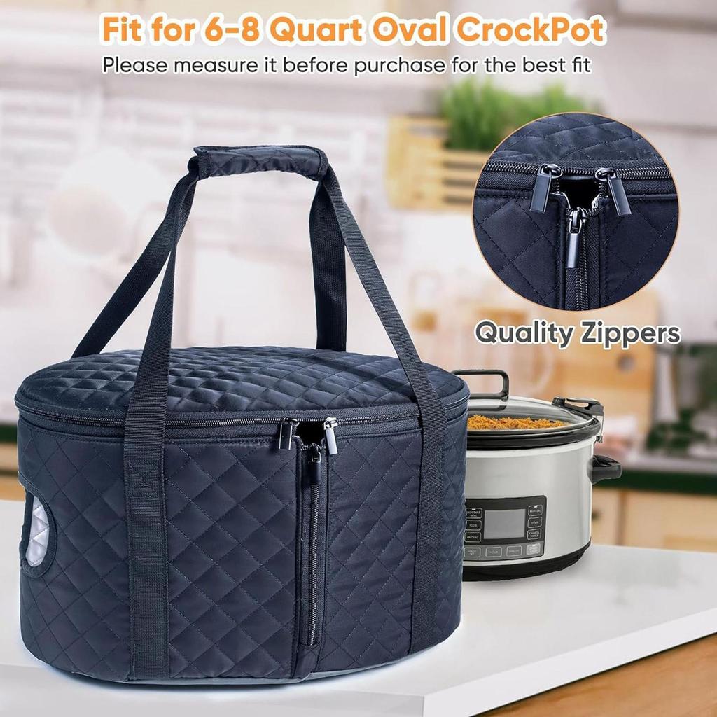 Термосумки для мультиварки, большие, многоразовые, с крышкой и застежкой-пряжкой, для путешествий и кемпинга.