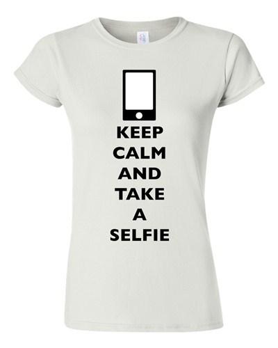 Детская футболка с надписью Keep Calm And Take A Selfie, фото с камеры телефона, смешная DT футболка, унисекс футболка