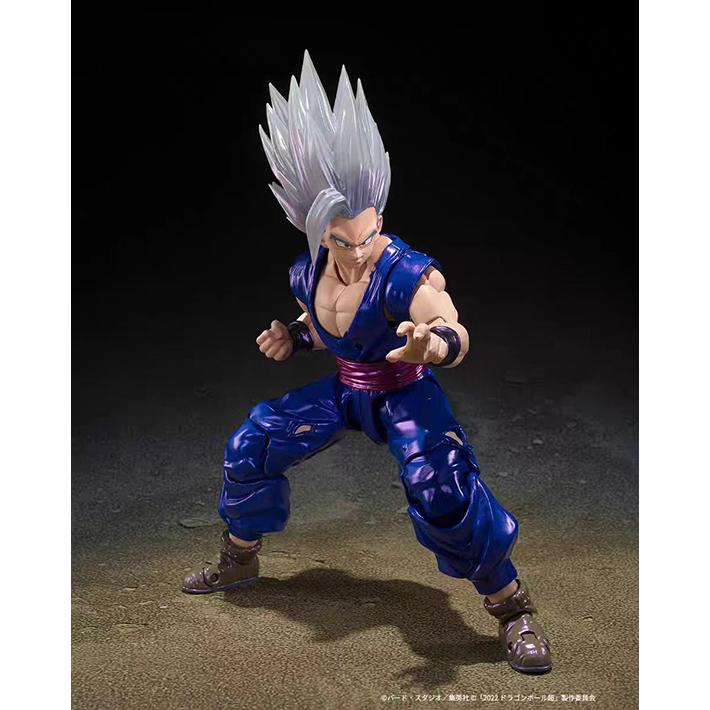 В наличии Доставка Bandai Shf Сон Гохан (Зверь) SDCC--Эксклюзивное издание Dragon Ball Super Super Hero Модель Игрушки Подарки