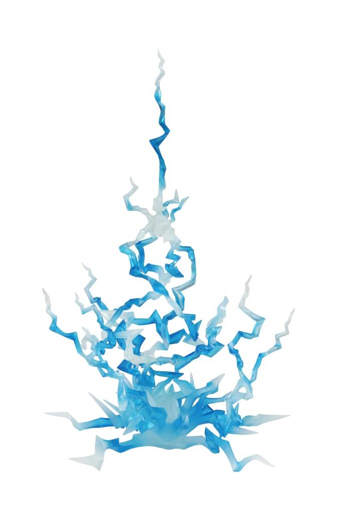 TAMASHII NATIONS Tamashii Effect Thunder Blue for PVC ABS effect parts for Ver. S.H.Figuarts (approx. 240mm) & figures.