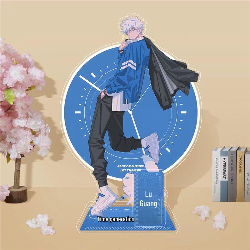 Периферия Link Click: Очень большой акриловый стенд - Изысканное настольное украшение Цяо Лин и Лу Гуан